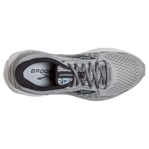 Brooks Shoes - Adrenaline GTS 21 Oyster/Alloy/Light Blue            