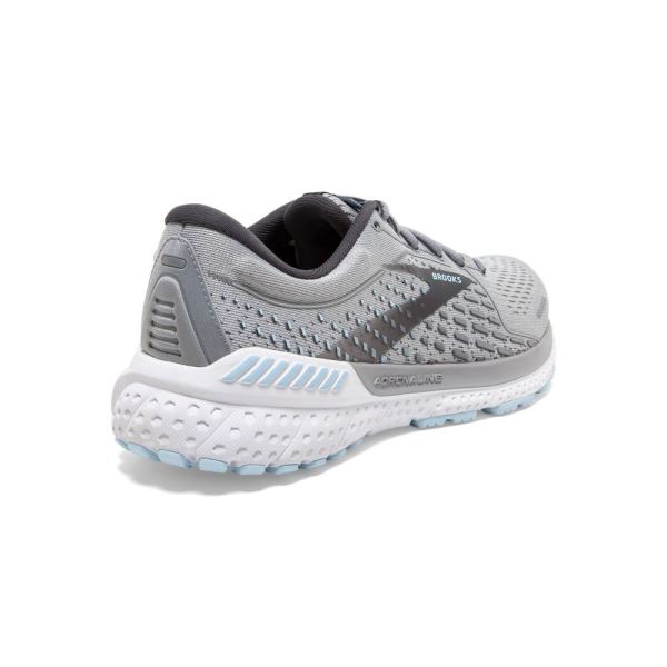 Brooks Shoes - Adrenaline GTS 21 Oyster/Alloy/Light Blue            