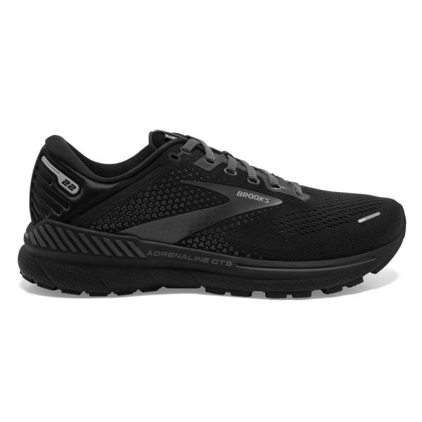 Brooks Shoes - Adrenaline GTS 22 M3FR- Black/Ebony/Blackened Pearl