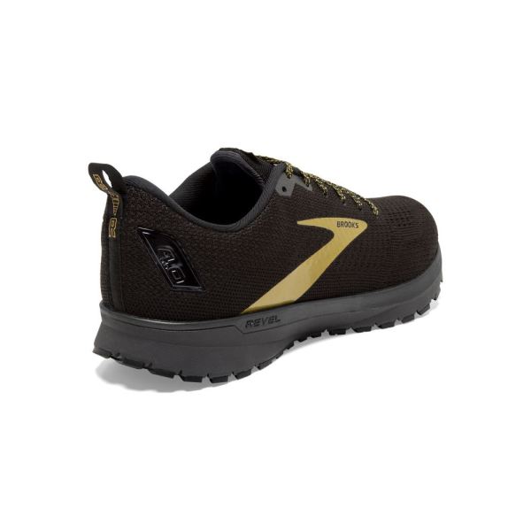 Brooks Shoes - Revel 4 Black/Gold            