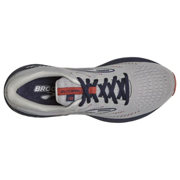 Brooks Shoes - Glycerin GTS 19 Grey/Alloy/Peacoat            