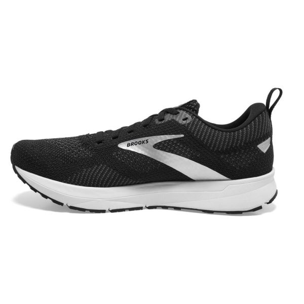 Brooks Shoes - Revel 5 Black/Metallic/White            