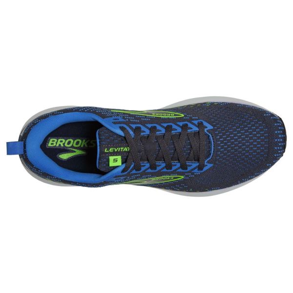 Brooks Shoes - Levitate 5 India Ink/Blue/Green Gecko            