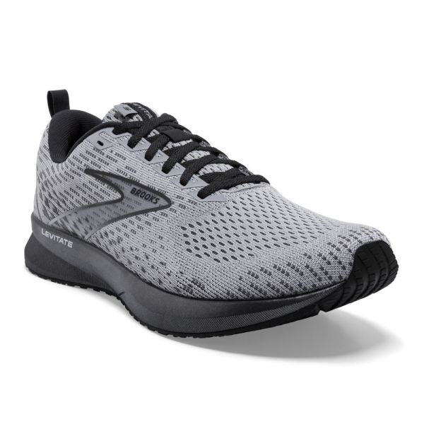 Brooks Shoes - Levitate 5 Grey/Blackened Pearl/Black            