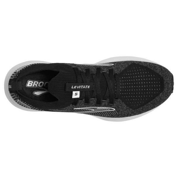 Brooks Shoes - Levitate StealthFit 5 Black/Grey/White            