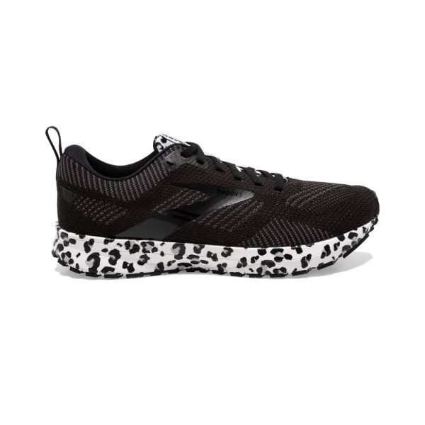 Brooks Shoes - Revel 5 Black/White/Silver