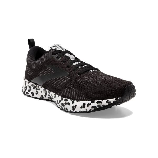 Brooks Shoes - Revel 5 Black/White/Silver            