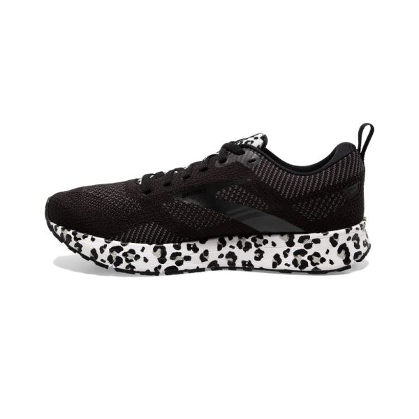 Brooks Shoes - Revel 5 Black/White/Silver            