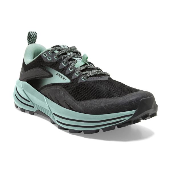 Brooks Shoes - Cascadia 16 Black/Ebony/Yucca            