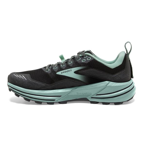 Brooks Shoes - Cascadia 16 Black/Ebony/Yucca            