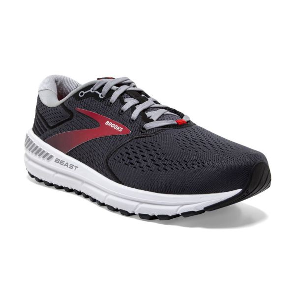 Brooks Shoes - Beast 20 Blackened Pearl/Black/Red            