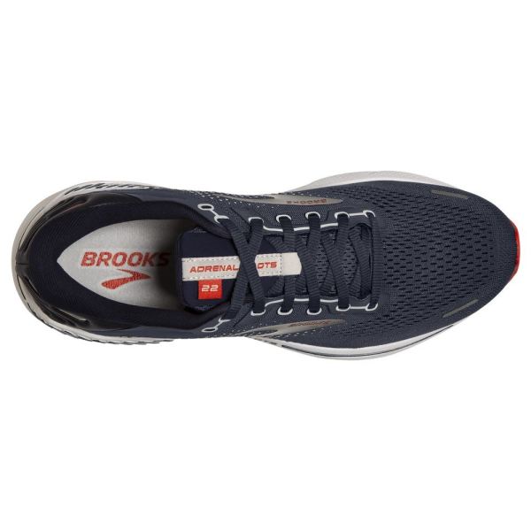 Brooks Shoes - Adrenaline GTS 22 Peacoat/India Ink/Grenadine            