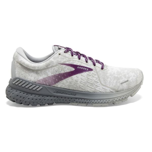 Brooks Shoes - Adrenaline GTS 21 White/Oyster/Primer Grey