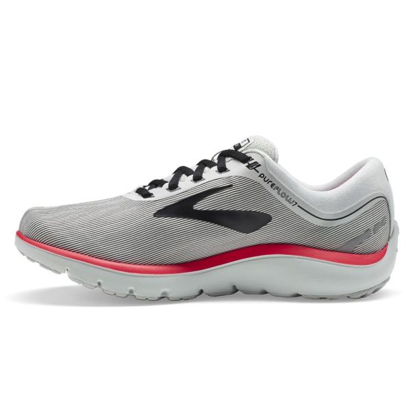 Brooks Shoes - PureFlow 7 Grey/Black/Pink            