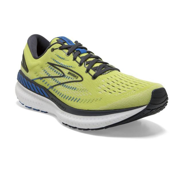 Brooks Shoes - Glycerin GTS 19 Yellow/ Navy/ Blue            