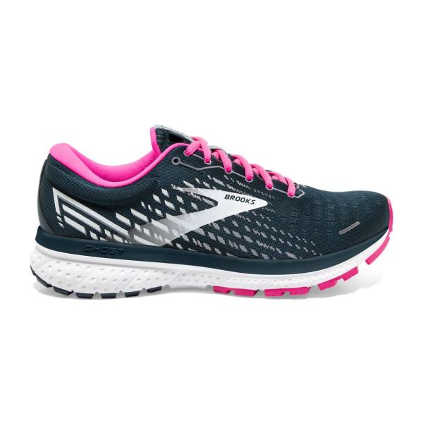 Brooks Shoes - Ghost 13 ReflectivePond/Pink/Ice