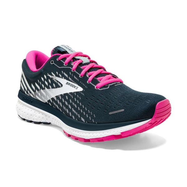 Brooks Shoes - Ghost 13 ReflectivePond/Pink/Ice            