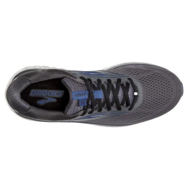 Brooks Shoes - Addiction 14 Blackened Pearl/Blue/Black            