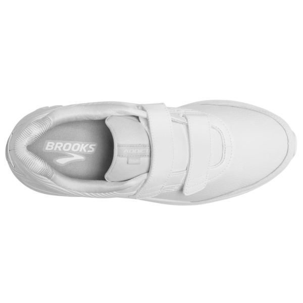 Brooks Shoes - Addiction Walker V-Strap 2 White/White            