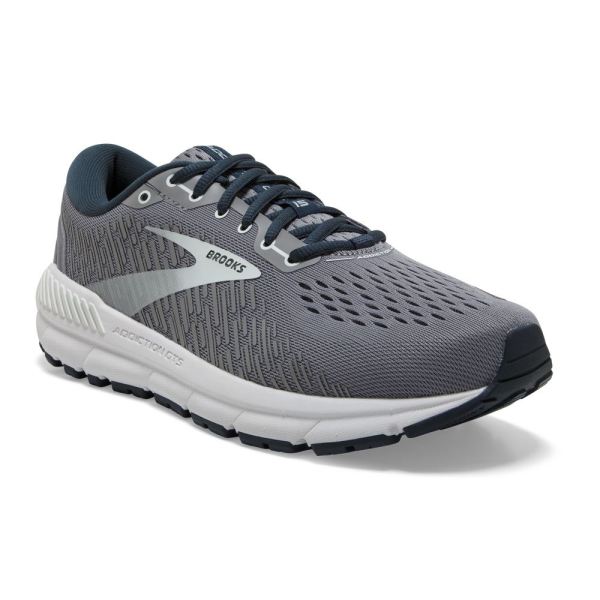 Brooks Shoes - Addiction 15 Grey/Navy/Aqua            