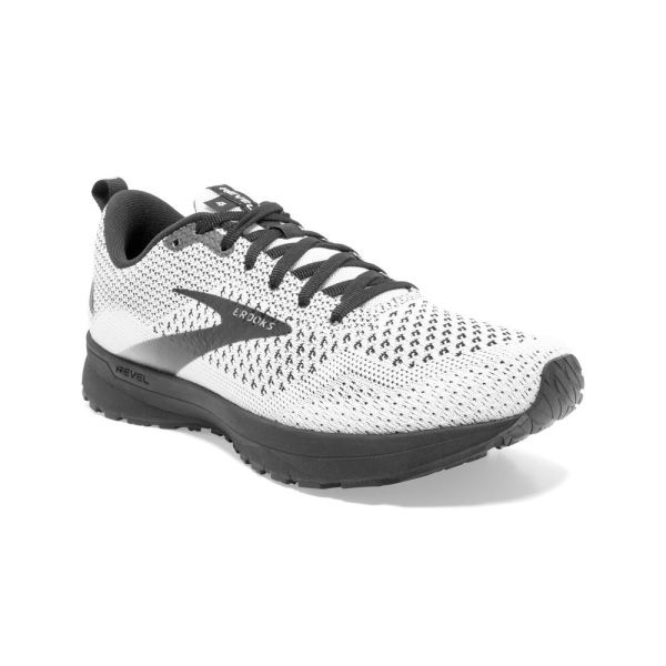 Brooks Shoes - Revel 4 White/Black            