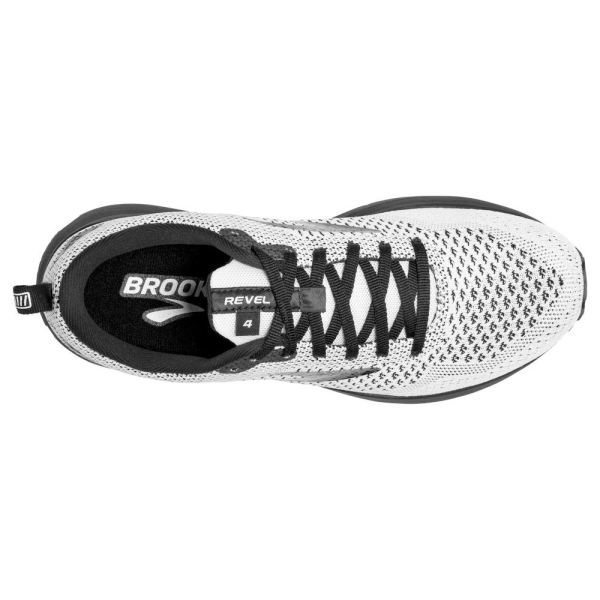 Brooks Shoes - Revel 4 White/Black            