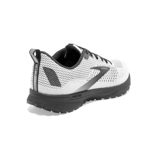 Brooks Shoes - Revel 4 White/Black            