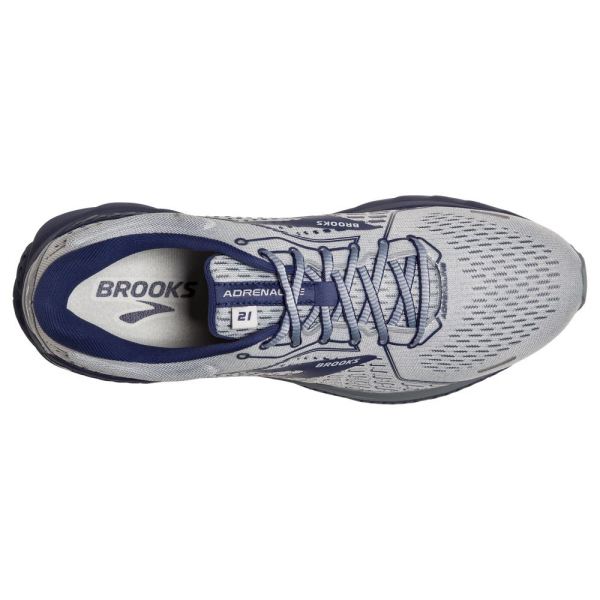 Brooks Shoes - Adrenaline GTS 21 Grey/Tradewinds/Deep Cobalt            