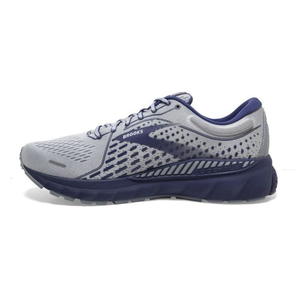 Brooks Shoes - Adrenaline GTS 21 Grey/Tradewinds/Deep Cobalt            