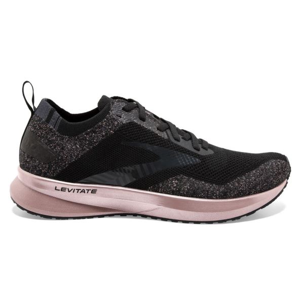 Brooks Shoes - Levitate 4 Black/Ebony/Rose Gold