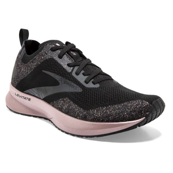 Brooks Shoes - Levitate 4 Black/Ebony/Rose Gold            