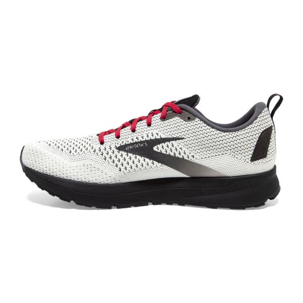 Brooks Shoes - Revel 4 White/Black/Red            