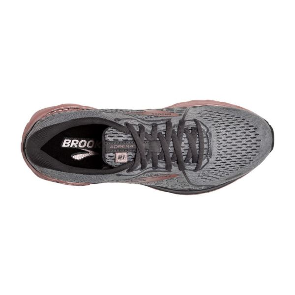 Brooks Shoes - Adrenaline GTS 21 Grey/Black/Rose Gold            