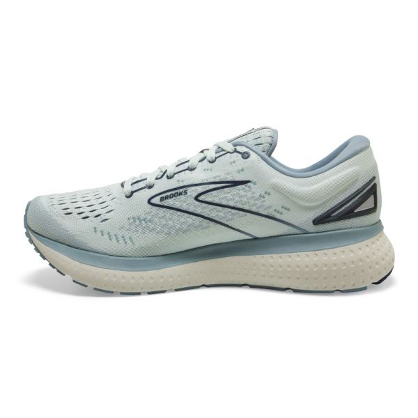 Brooks Shoes - Glycerin 19 Aqua Glass/Whisper White/Navy            