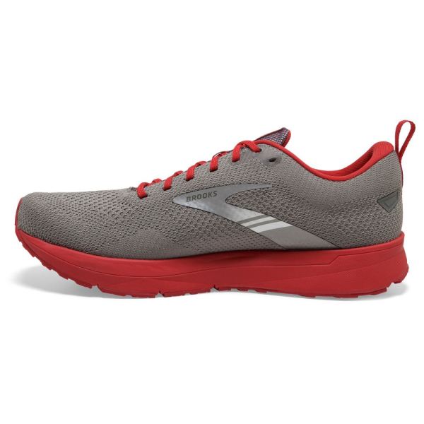 Brooks Shoes - Revel 5 Grey/Red            