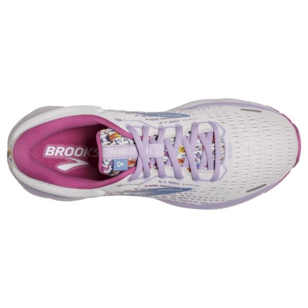 Brooks Shoes - Ghost 13 White/Lilac/Pink            