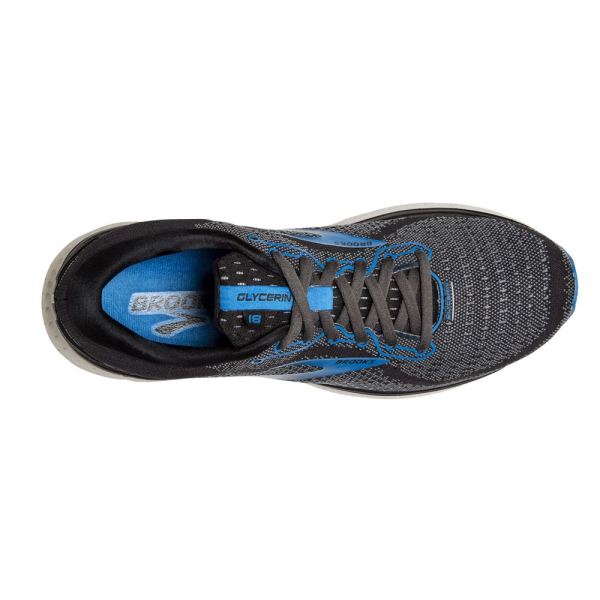 Brooks Shoes - Glycerin 18 Black/Ebony/Blue            