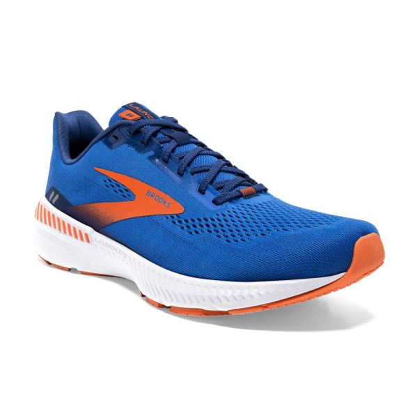 Brooks Shoes - Launch 8 GTS Blue/Orange/White            