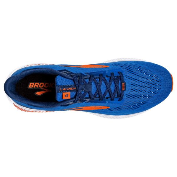 Brooks Shoes - Launch 8 GTS Blue/Orange/White            