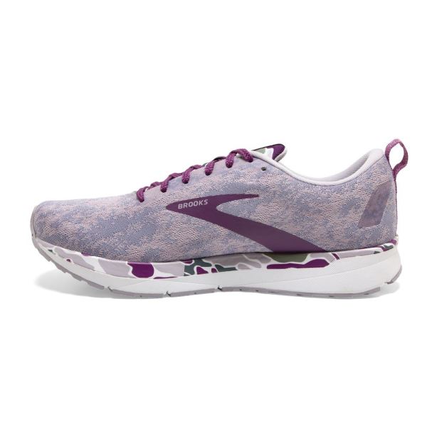 Brooks Shoes - Revel 4 White/Wood Violet/Iris            