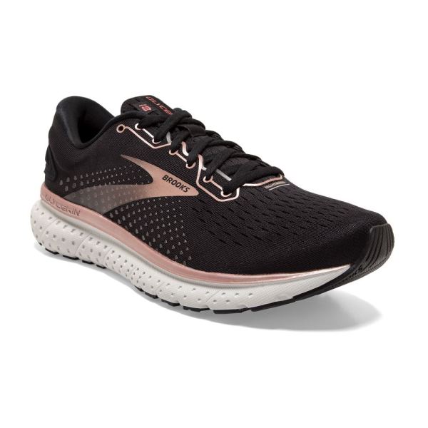 Brooks Shoes - Glycerin 18 Black/Rose Gold/Grey            