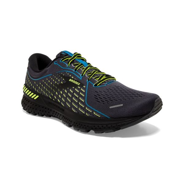 Brooks Shoes - Adrenaline GTS 21 Black/Blue Jewel/Nightlife            