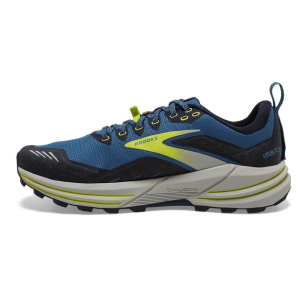 Brooks Shoes - Cascadia 16 Mykonos Blue/Peacoat/Lime            