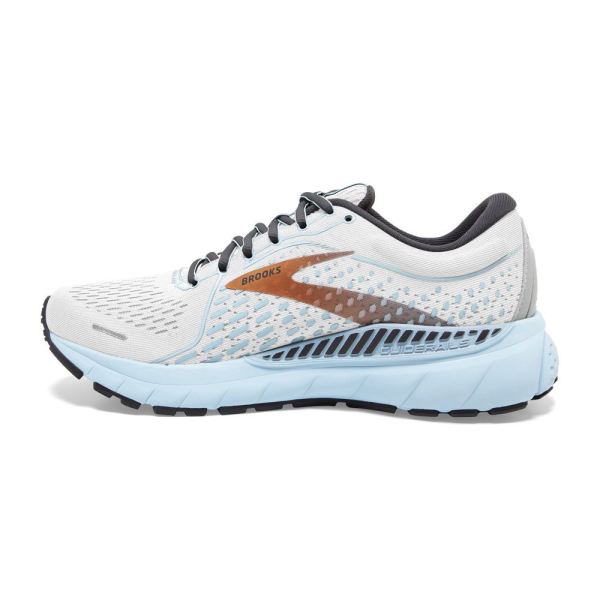 Brooks Shoes - Adrenaline GTS 21 White/Alloy/Light Blue            