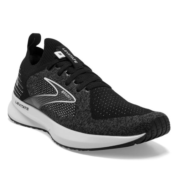 Brooks Shoes - Levitate StealthFit 5 Black/Grey/White            