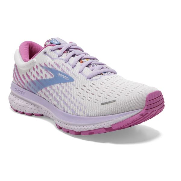 Brooks Shoes - Ghost 13 White/Lilac/Pink            