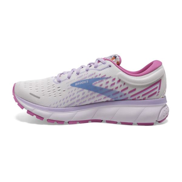 Brooks Shoes - Ghost 13 White/Lilac/Pink            