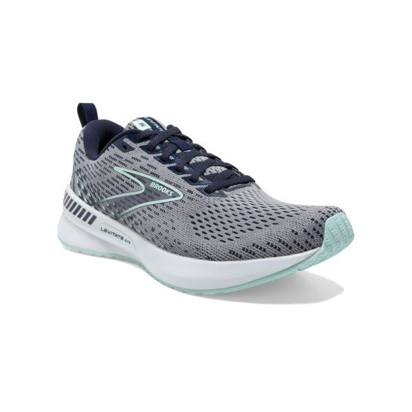 Brooks Shoes - Levitate GTS 5 Grey/Peacoat/Blue Light            