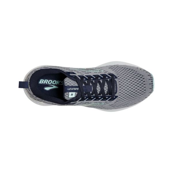 Brooks Shoes - Levitate GTS 5 Grey/Peacoat/Blue Light            