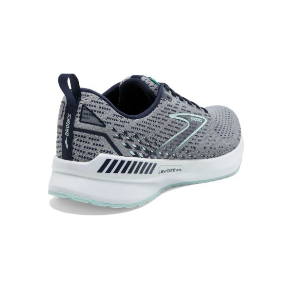 Brooks Shoes - Levitate GTS 5 Grey/Peacoat/Blue Light            